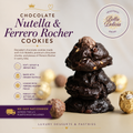 Nutella &amp; Ferrero Rocher New York Cookies 🍫✨